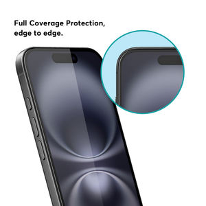 Pellicola 2025 per telefono cellulare per IPhone 16 2.5D 9H durezza HD vetro temperato pellicola di protezione dello schermo per Iphone 16 Pro Max <span class=keywords><strong>Plus</strong></span> - Product Image 3