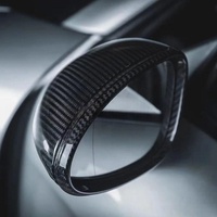 Coques de rétroviseurs en fibre de carbone sèche préimprégnée de style OEM de haute qualité pour Porsche 718 982 Cayman Boxster 2016 à 2021 LHD