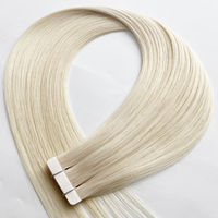 Vente en gros Ruban d'injection de trame invisible et sans couture à double dessin dans les extensions Ruban invisible dans les extensions de cheveux