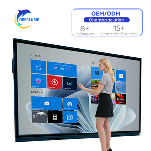 ODM 4K แอนดรอยด์ OPS กระดานไวท์บอร์ดแบบโต้ตอบกระดานไวท์บอร์ดดิจิตอลแบบโต้ตอบสำหรับการศึกษา - Product Image 1