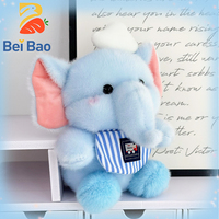 Nouvel éléphant de chef cuisinier à long nez, prix direct usine, faible MOQ, animaux en peluche pour enfants