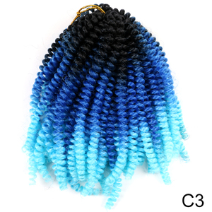 <span class=keywords><strong>Cheveux</strong></span> synthétiques <span class=keywords><strong>pour</strong></span> tresses, boucles bombées et moelleuses, torsades à ressort, crochet, boucles à ressort, 8 pouces, extensions de <span class=keywords><strong>cheveux</strong></span> - Product Image 5