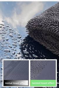 Paño de Microfibra Tejido Grueso para Lavado de Autos, de Alta Densidad, Secado Rápido, con Logotipo Personalizado, Felpa de Coral de 600 g/m², Fuerte Absorbencia para Limpieza de Autos - Product Image 3