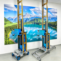 Máquina de Impresión Vertical para Paredes, Impresora de Murales Verticales 3D con Tinta UV para Paredes de Vidrio, Tablas de Madera, Metal y Cerámica
