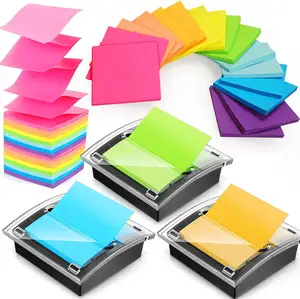 Easy to Post Notes for Study Work Daily Life 3x3 Sticky Notes Custom 50 100 200 Sheets Colorful Memo Pads