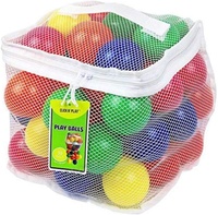 HY Ballon de jeu unisexe en PE de 6,5 cm, jouet marin souple pour bébés et enfants (0-13+ ans)