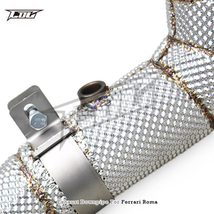 Tuberías de <span class=keywords><strong>Escape</strong></span> de Flujo <span class=keywords><strong>Libre</strong></span> de Acero Inoxidable Boska para Ferrari Roma V8 3.9T 2020+ Street Car con Sistema de <span class=keywords><strong>Escape</strong></span> con Protección Térmica - Product Image 3