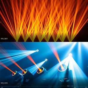 Outmar <span class=keywords><strong>B300S</strong></span> Equipo de Iluminación Profesional para Escenarios, Mini Cabeza Móvil de Haz de 300W para Bodas, DJ, Discotecas y Fiestas - Product Image 2