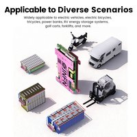 Sistema de Gestión de Baterías (BMS) Inteligente y Activo Ant Smart, 12V 24V 36V 48V 60V 72V 13 a 24S LiFePO4 18650, BMS de Iones de Litio de 100A con Bluetooth RS485