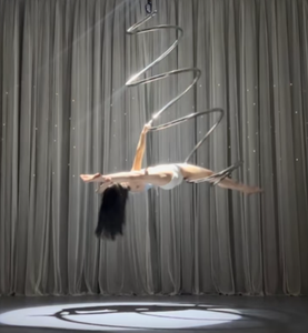 2,3 Meter Luft Lyra Hoop Aerial Spiral Aerial Fitness gerät Akrobatik im Luft tanz für Akrobatik Zirkus - Product Image 1