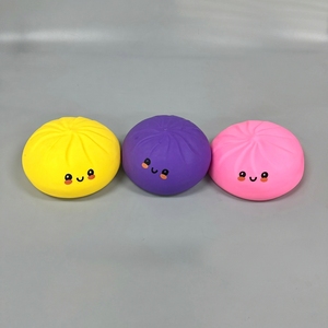 ของเล่นบีบลดความเครียดรูปซาลาเปา ของเล่นบีบยืดหยุ่นสูง ของเล่นบีบนุ่มนิ่มน่ารัก ซักล้างได้ - Product Image 1