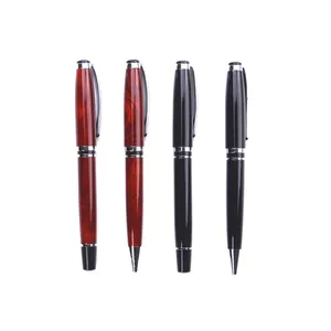 2022 meilleures ventes action pull-out couleur rouge boule à roulettes de luxe stylos personnalisés cadeau promotionnel logo stylo en métal