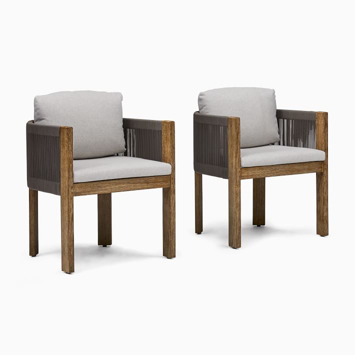 Teak outdoor  furniture hotel patio set garden sofas rope solid wood dinning chair