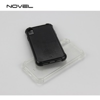 Novelsub Coque en TPU caoutchouc vierge 2D par sublimation pour iPhone 13 Pro Max 12 11 Xs Max XR 6+/7+/8+ 6/7/8, protection intégrale des bords, étanche et antichoc