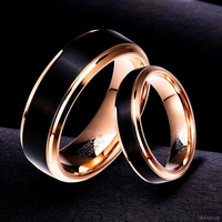 Nouvelle conception, alliance éternelle pour lui et pour elle, ensemble de bagues de mariage en carbure de tungstène