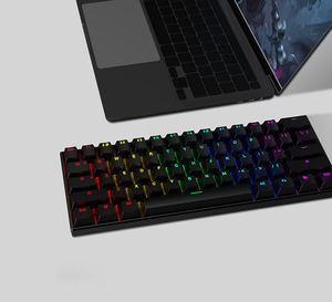 Clavier de jeu mécanique 60 % rose personnalisé à prix abordable avec 61 touches et interrupteurs - Product Image 4
