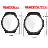 Casing untuk Huawei Watch 6 46mm Pelindung Layar Penutup TPU Lembut Tahan Gores Aksesori Pelindung Penuh untuk Pria Wanita