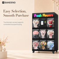 Unidad Refrigerada para Venta de Flores BANDENG 6510XH 10T, con Espacio para 8 Artículos Florales Frescos, con Acceso de Apertura y Cierre Rápido