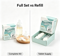 Tablettes nettoyantes écologiques jetables pour taches de lait, choix premium et best-seller