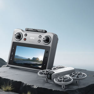 Drone aérien V53 avec évitement d'obstacles, fonction Suivez-<span class=keywords><strong>moi</strong></span>, contrôle <span class=keywords><strong>par</strong></span> application, manévres acrobatiques, télécommande 2.4G, quadricoptère 4 axes, jouet RC d'intérieur WiFi - Product Image 2