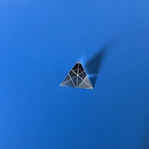 Подгонянное стекло JGS1 ультрафиолетовое плавленое кремнеземное 7980 пирамидальная Призма