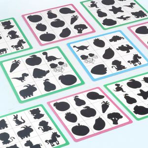 Kids Image Game Dinosaurs Fruit Animals Recognition Sorter <b>Puzzle</b> Montessori Shadow Matching Toys - Product Image 5