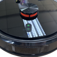 Robot Vacuum Cleaner Otomatis Basah Kering Navigasi Laser Filter HEPA Bertenaga Baterai untuk Penggunaan Rumah Tangga dan Hotel