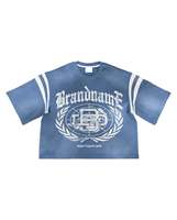 T-shirt de sport personnalisé DiFan avec logo, T-shirts pour hommes, impression par sublimation, effet délavé, vintage, surdimensionné, style hip-hop