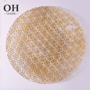 Plaques de chargeur créatives pour la maison, verre clair et bon marché, pour les restaurants, les hôtels et les mariages - Product Image 4