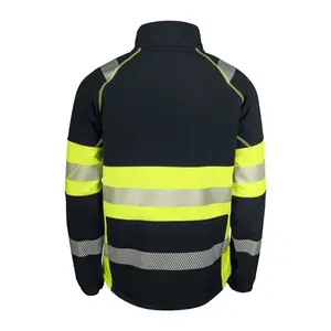 Sicherheit Männer reflektierende gut sichtbare Arbeits jacke Hivis Jacke Hosen Hemd Workwear Jacke