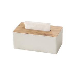 Caja de pañuelos de cuero creativa nórdica de lujo ligera caja de papel para el hogar Simple moderna para sala de estar restaurante logotipo personalizado - Product Image 5