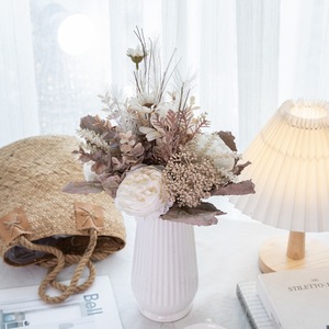 Fleurs artificielles Yuzuru CF01159 en plastique tressé pour décoration intérieure, bouquet de mariage, décoration murale - Product Image 1