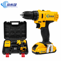 Perceuse électrique multifonction portable professionnelle OEM robuste sans fil 36V 24V 18V 4.0Ah avec batterie au lithium et vitesse variable