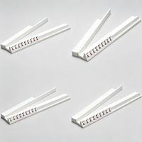 En stock : Base de dominos en bois massif blanc, style américain moderne et minimaliste, avec poussoir pour mahjong