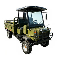Mini-camion diesel polyvalent 2 roues motrices LOADPRO pour l'agriculture et la construction, véhicule utilitaire tout-terrain robuste avec une grande hauteur au sol