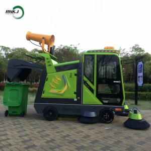 تخريب العلامة التجارية ركوب على الشارع تنظيف كنس الشوارع التلقائي الصناعية الطريق مكنسة أرضية الطريق كنس الشوارع - Product Image 4