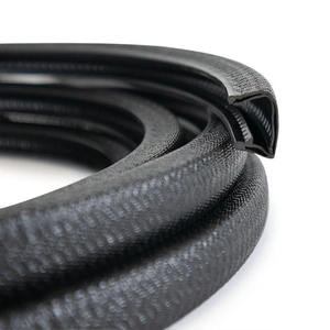 Plastica e gomma <span class=keywords><strong>a</strong></span> forma di U porta e finestra bordo Trim con acciaio - Product Image 1
