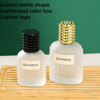 Flacon de parfum rectangulaire de luxe en verre à motif ananas, diffuseur à bâtonnets, rechargeable, vide, avec bouchon couronne