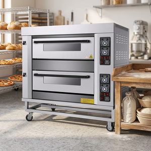 Four à pâtisserie électrique multi-étages, machine à cuire le pain commerciale, four en acier inoxydable à 6 plateaux pour pâtisserie, pizzeria - Product Image 1