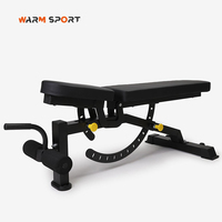 Banc de musculation pliable et réglable en acier robuste, capacité 20 kg, idéal pour usage commercial et domestique – Offre Spéciale