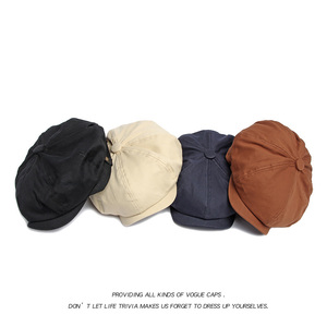 2023 Cotton <strong>Women</strong> <strong>Berets</strong> Winter <strong>Hats</strong> Vintage French Plaid Top Cap Painter <strong>Hat</strong> Autumn Street Girls Octagonal <strong>Beret</strong> Caps - Product Image 5