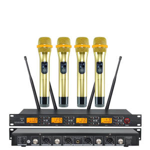 UR-4000 UHF 640-690MHz 4 MIC ไร้สายไมโครโฟนไร้สายสากล4ช่อง - Product Image 2