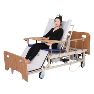 Lit d'hôpital électrique entièrement réglable en courbe pour personnes âgées et patients paralysés avec commande manuelle et électrique CEO-14 - Product Image 1