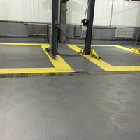 Baldosas de PVC Encajables para Piso, Diseño Gráfico Simple, para Talleres Industriales, Áreas de Reparación, Garajes, Antideslizantes, Resistentes a Impactos