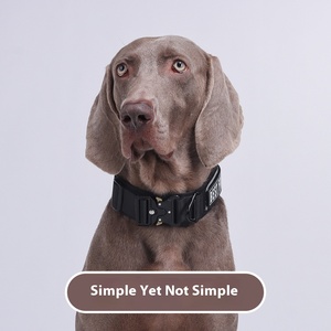 Große Hunde Reflektieren des taktisches Nylon halsband Haustier zubehör Benutzer definierte hochwertige taktische Halsband Großhandel - Product Image 3