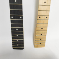Manche de guitare électrique HIVE en bois d'érable avec touche en palissandre, tête de manche banane, écrou ABS de 42 mm, 6 cordes, forme en T, 22 frettes