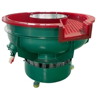 Machine de polissage vibratoire industrielle de 450 L pour le raffermissement des bords et le traitement sans bavures des pièces métalliques