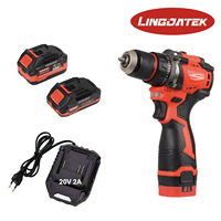 LDD02-P perceuse sans fil 60Nm moteur sans balais à double vitesse batterie à vitesse variable perceuse à percussion sans fil industrielle professionnelle