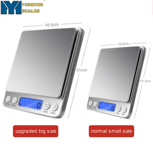 영원히 저울 1g 정밀도 LCD 스크린 디스플레이 음식 규모 주방 디지털 저울 요리 베이킹 - Product Image 6