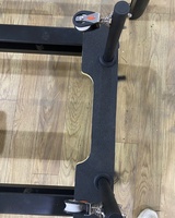 Lit de Pilates en alliage pour exercices corporels, Reformer de Pilates noir en aluminium avec boîte et planche de saut